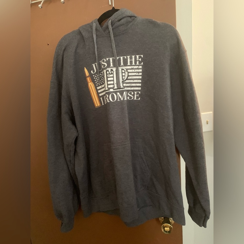 Just The Promise Gray Hoodie